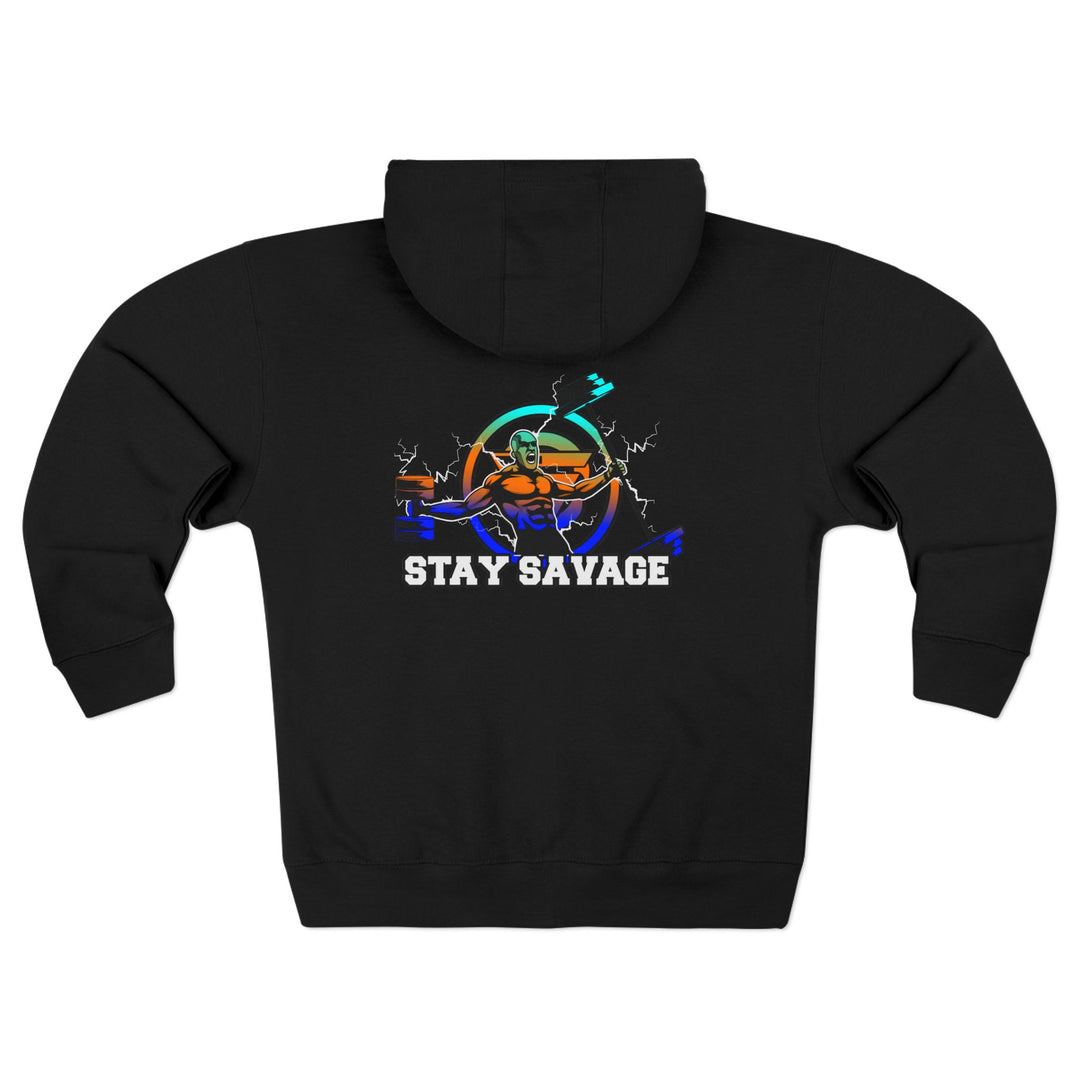 SPARTAN LIFT BLUE ORANGE WHITE FADE  /STAY SAVAGE ZIP UP