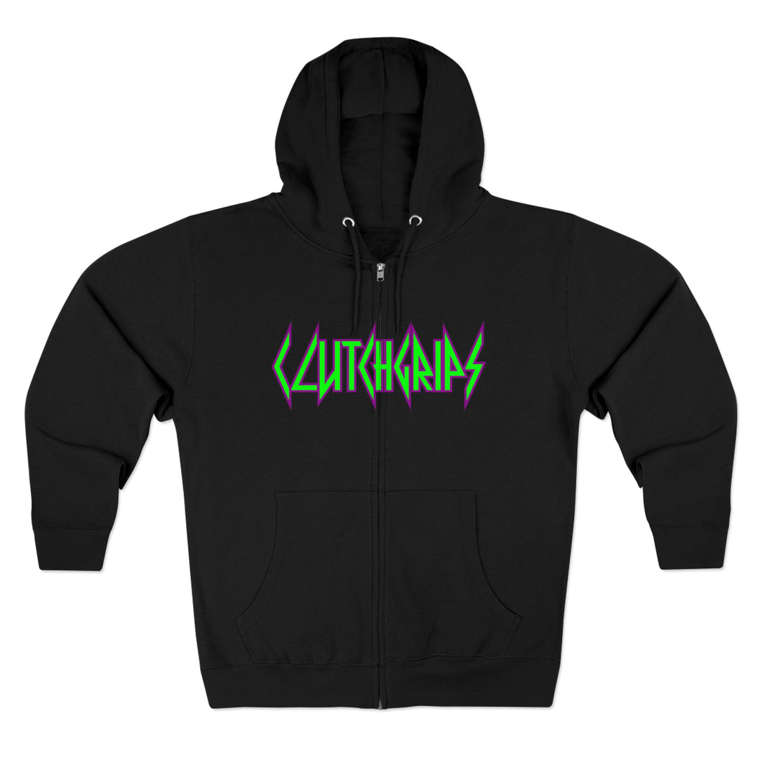 CG LIFT KICK PURPLE GREEN FADE/WELCOME TO THE JUNGLE ZIP UP