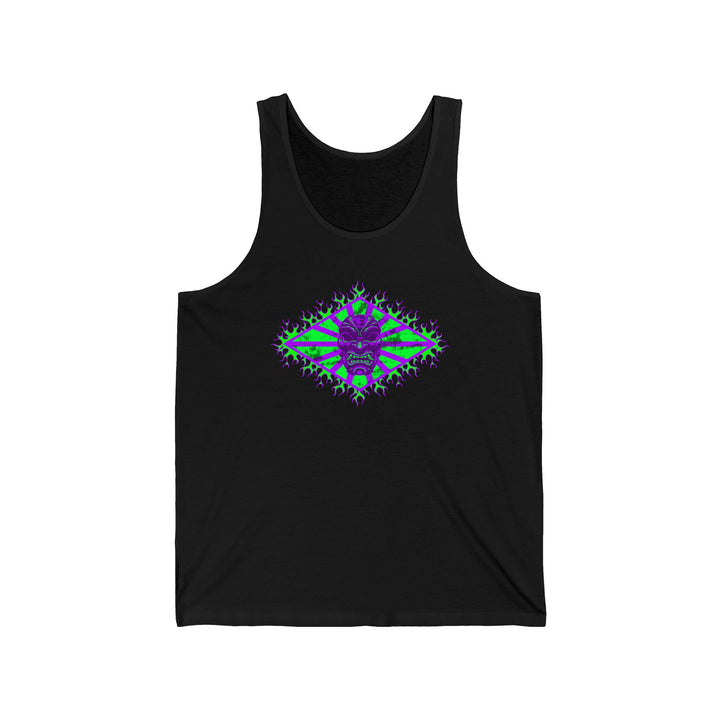 SAMURAI MASK DIAMOND PURPLE GREEN