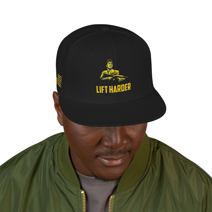 CG FINAL MAFIA BOSS YELLOW BLACK /LIFT HARDER Snapback (Embroidery)