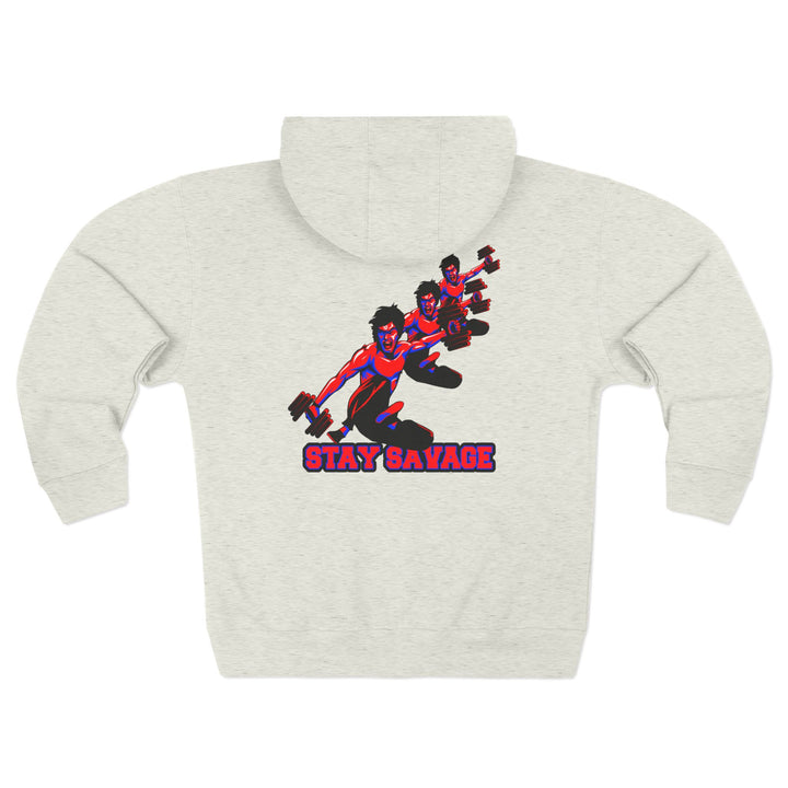 CG LIFT KICK RED BLUE/STAY SAVAGE ZIP UP