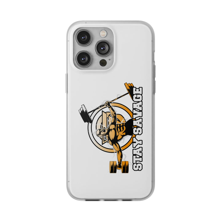 SPARTAN LIFT ORANGE WHITE PHONE CASE/STAY SAVAGE