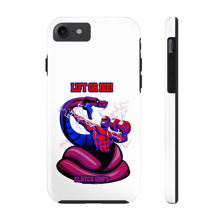 MAC VS SNAKE PHONE CASE RED BLUE /LIFT OR DIE