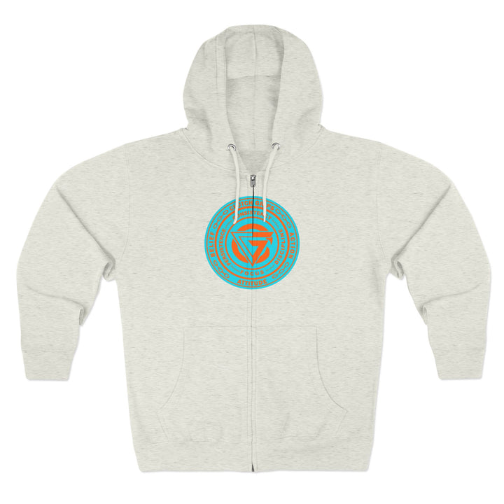 CG BIG MAC CHIEF AQUA ORANGE/CONQUER ZIP UP