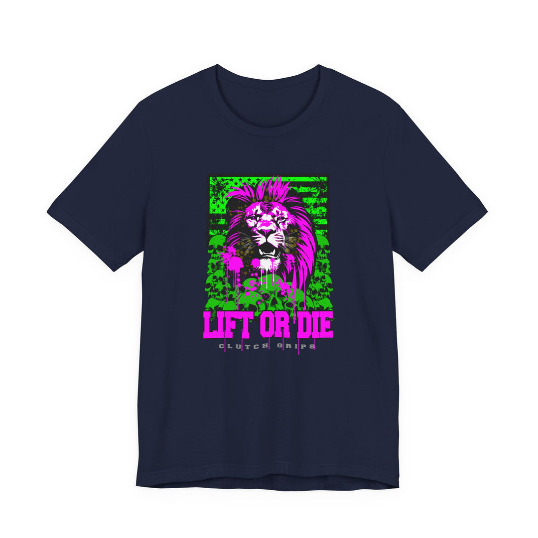 LION HEART PURPLEGREEN/LIFT OR DIE