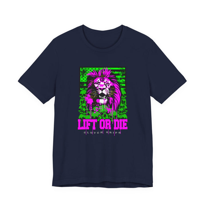 LION HEART PURPLEGREEN/LIFT OR DIE