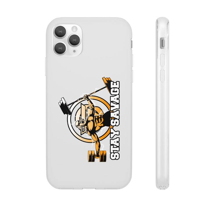 SPARTAN LIFT ORANGE WHITE PHONE CASE/STAY SAVAGE