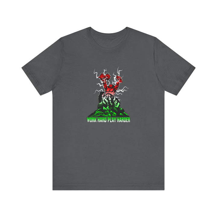 CG CONFIDENCE RED WHITE GREEN FADE /WORK HARD PLAY HARDER
