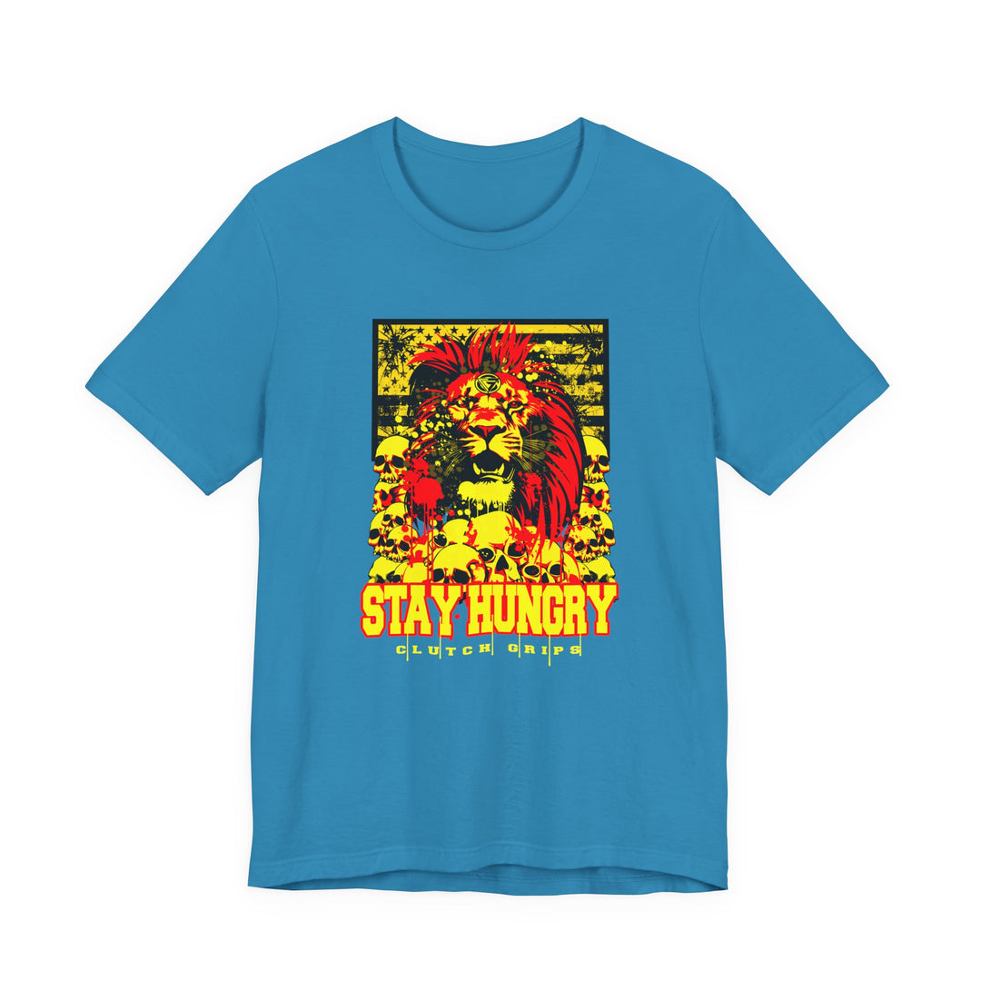 LION HEART YELLOW RED BLACK /STAY HUNGRY