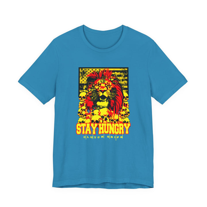 LION HEART YELLOW RED BLACK /STAY HUNGRY