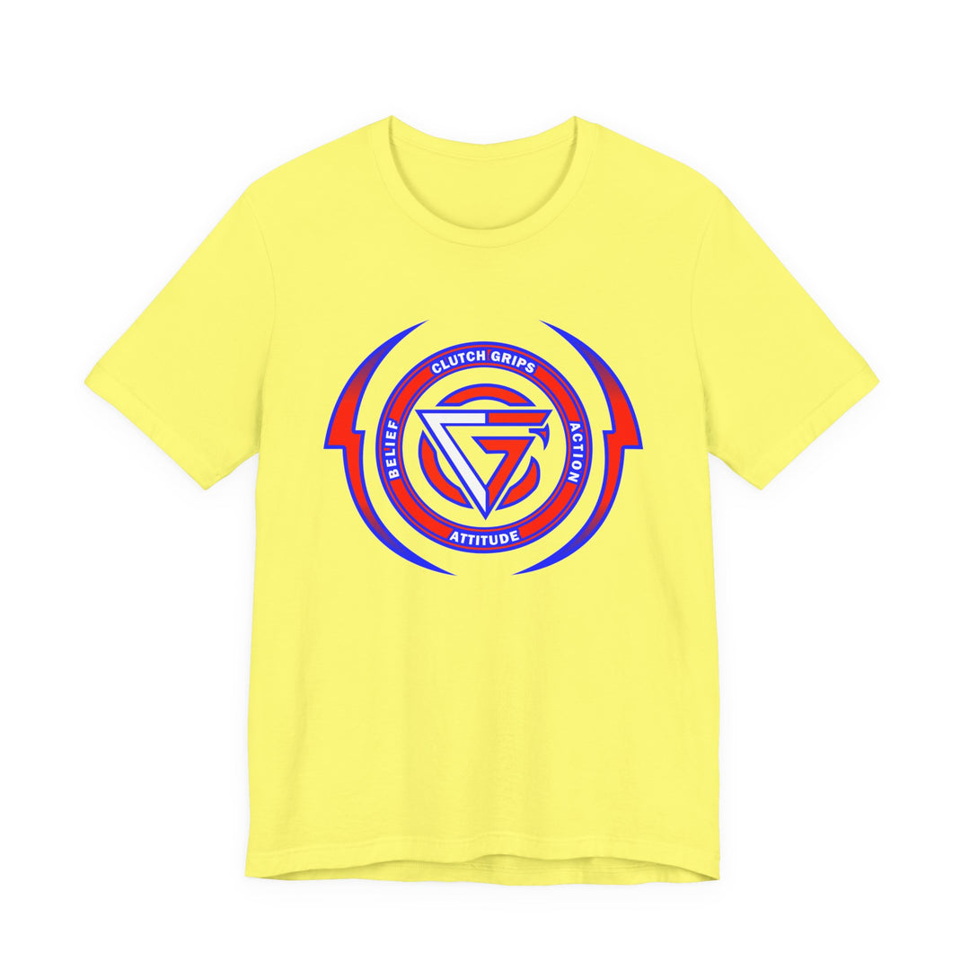 CG DBL ARCH LIGHTBOLT RED WHITE BLUE LOGO