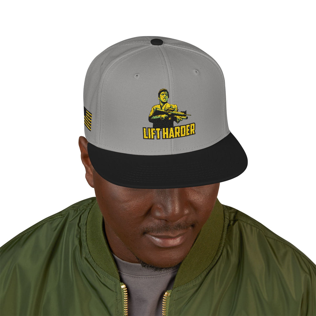 CG FINAL MAFIA BOSS YELLOW BLACK /LIFT HARDER Snapback (Embroidery)
