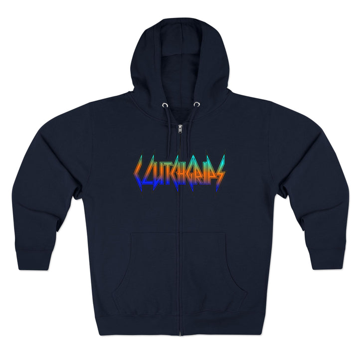 CG APE VS ZILLA BLUE ORANGE WHITE FADE/KILL OR BE KILLED ZIP UP