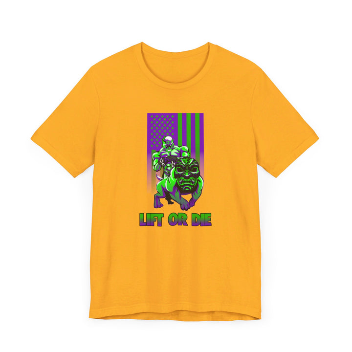 ANGRY DOG PURPLE GREEN FLAG/LIFT OR DIE