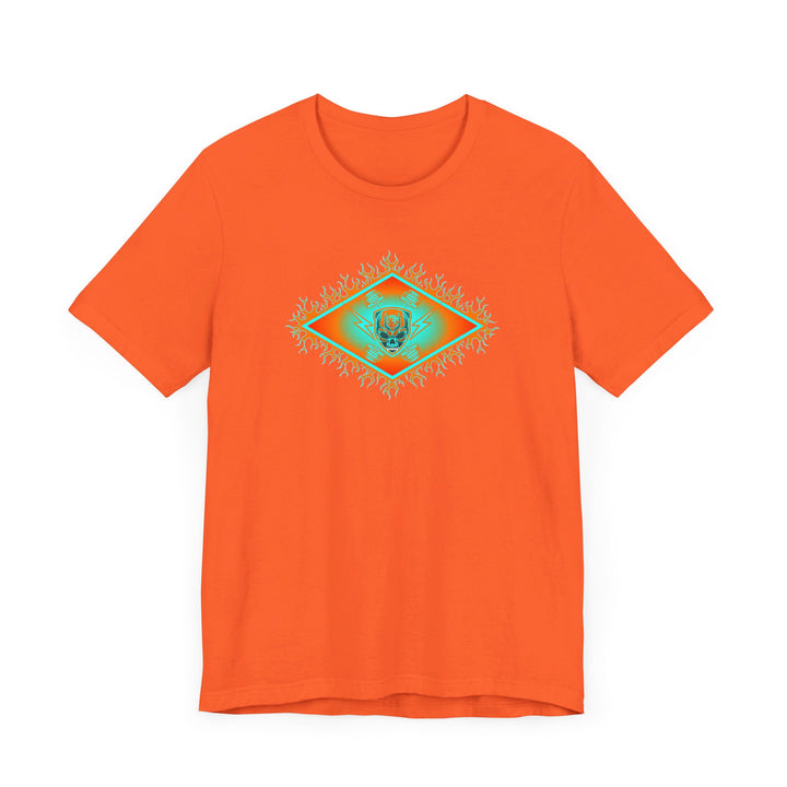 MIAMI AQUA ORANGE DIAMOND SKULLATOR DOUBLE BELL