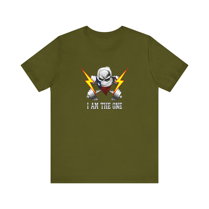 SKULLATOR DBL BELL TEXAS FLAG/IAM THE ONE