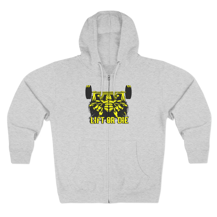 CG FINAL BOSS ON PRE-WORKOUT YELLOW BLACK /LIFT OR DIE ZIP UP
