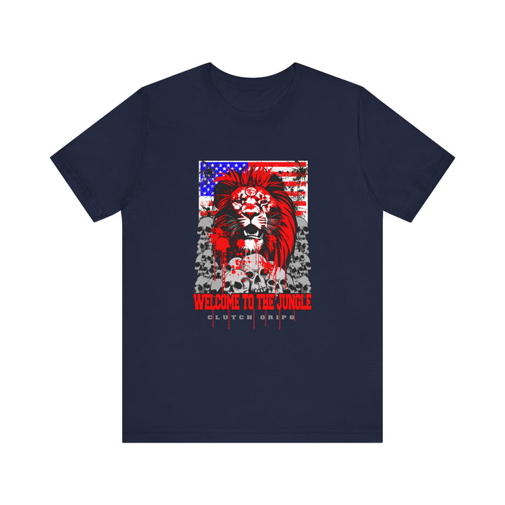 LIONHEART USA FLAG RED WHITE BLUE /WELCOME TO THE JUNGLE