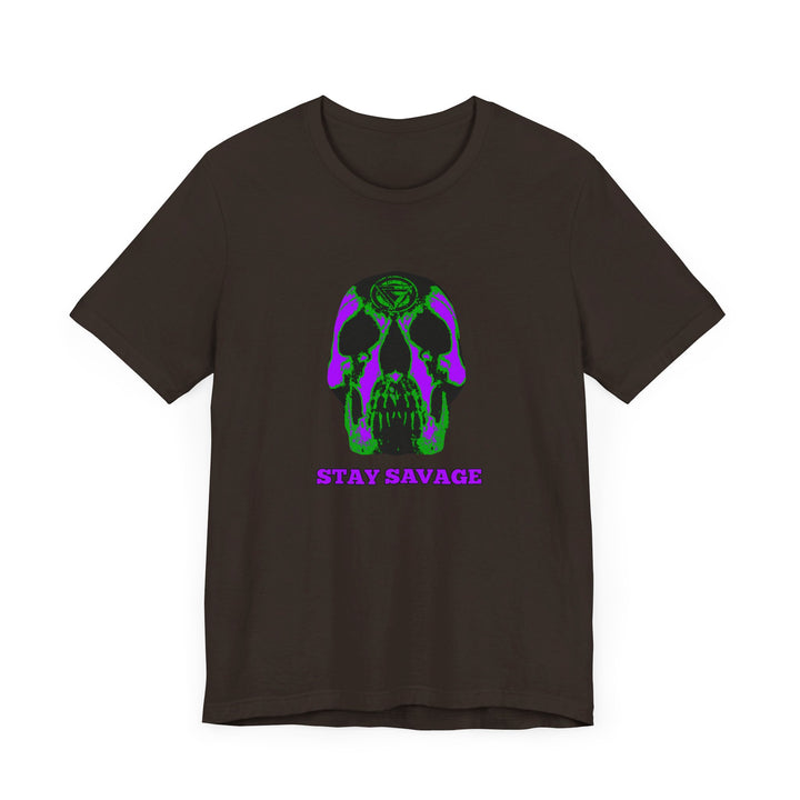 SKULLATOR PURPLE GREEN  /STAY SAVAGE