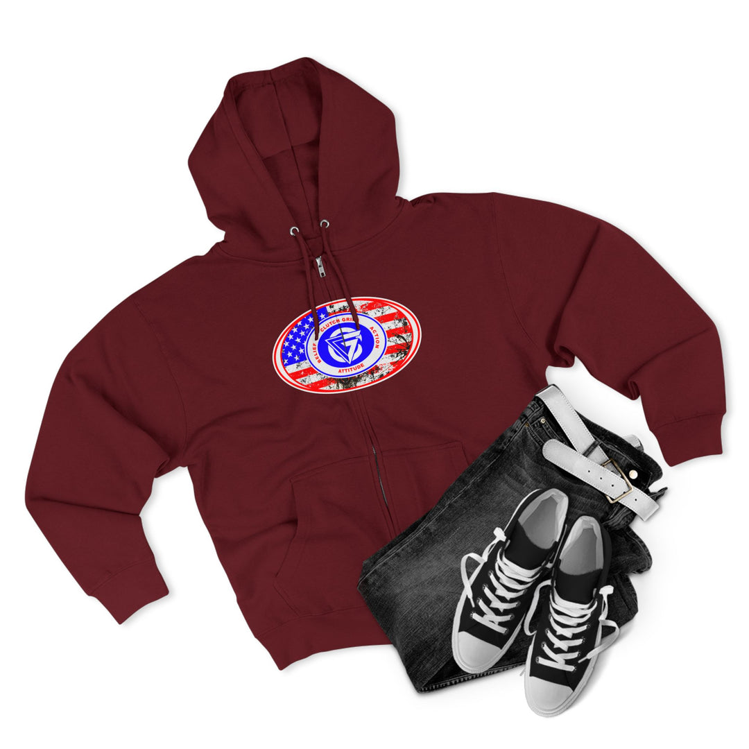 CG ANGRY DG USA BULLET PROOF /LIFT OR DIE ZIP UP