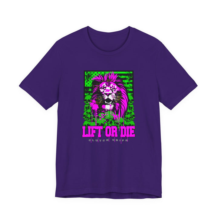 LION HEART PURPLEGREEN/LIFT OR DIE