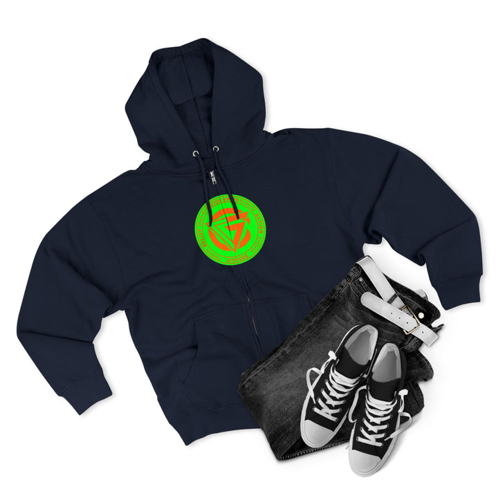CG TIGER VS TIGER GREEN ORANGE /READY FOR WAR ZIP UP
