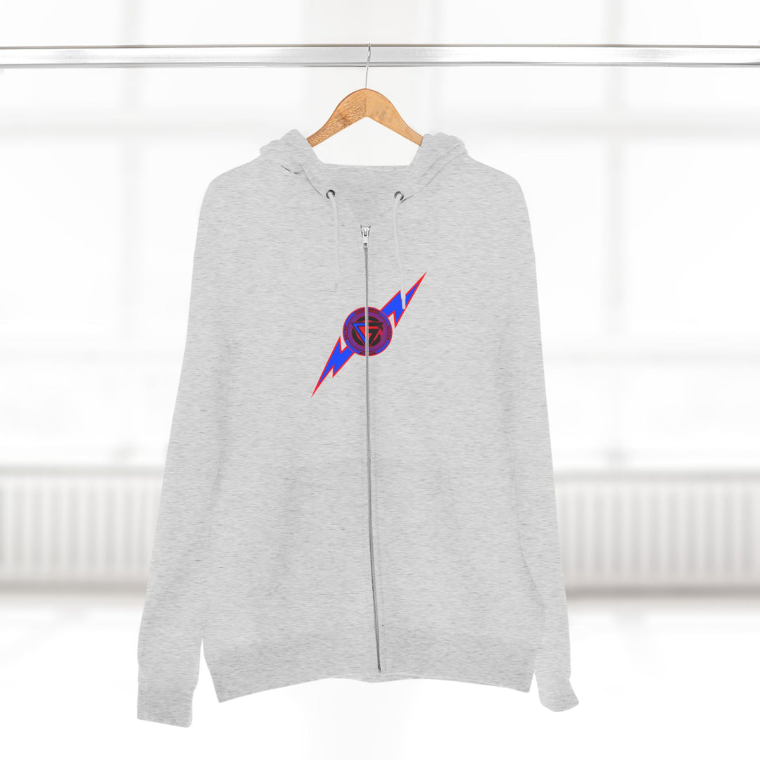 CG LION HEART RED WHITE BLUE /FIGHT FOR IT ZIP UP