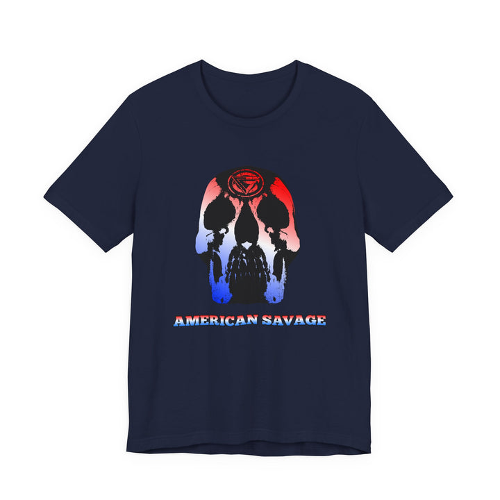 SKULLATOR RED WHITE  BLUE /AMERICAN SAVAGE