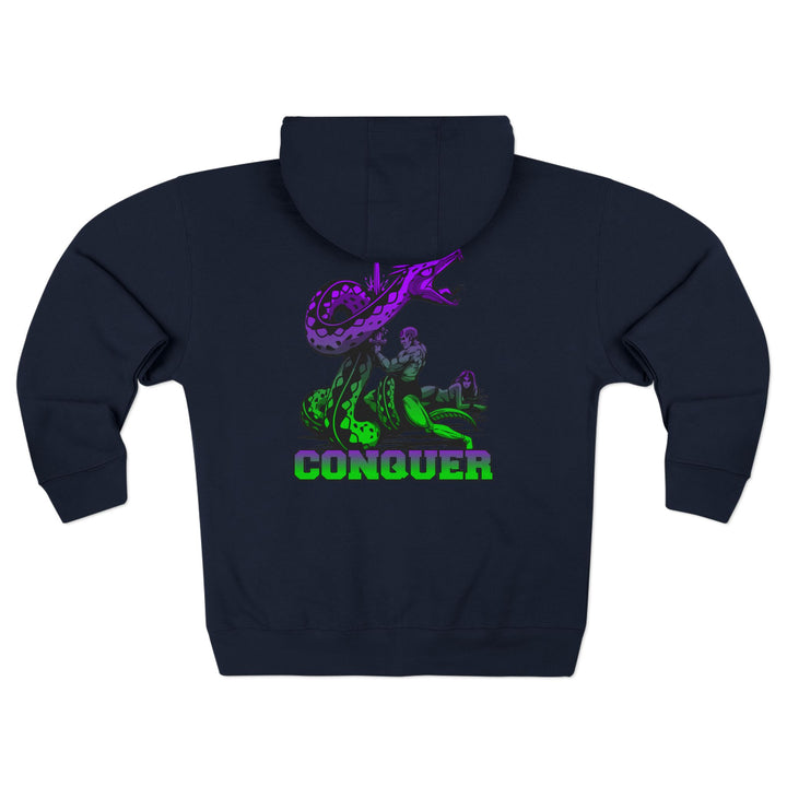 CG SERPENT SLAYER PURPLE GREEN /CONQUER ZIP UP
