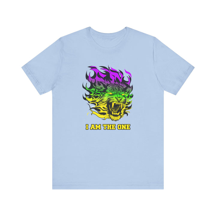 TIGER FLAME YELLOW GREEN PURPLE FADE/I AM THE ONE