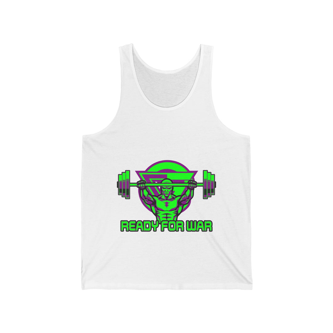 ENTER THE MAC PURPLE GREEN TANK/READY FOR WAR