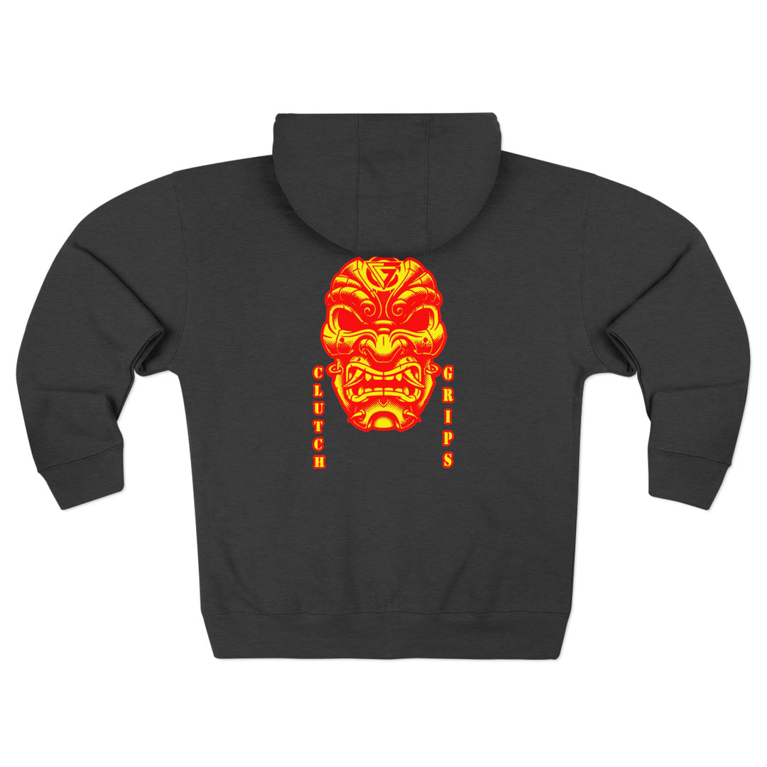 CG SAMURAI MASK ORANGE GOLD /CLUTCHGRIPS ZIP UP