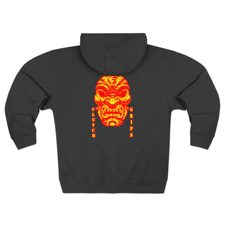 CG SAMURAI MASK ORANGE GOLD /CLUTCHGRIPS ZIP UP