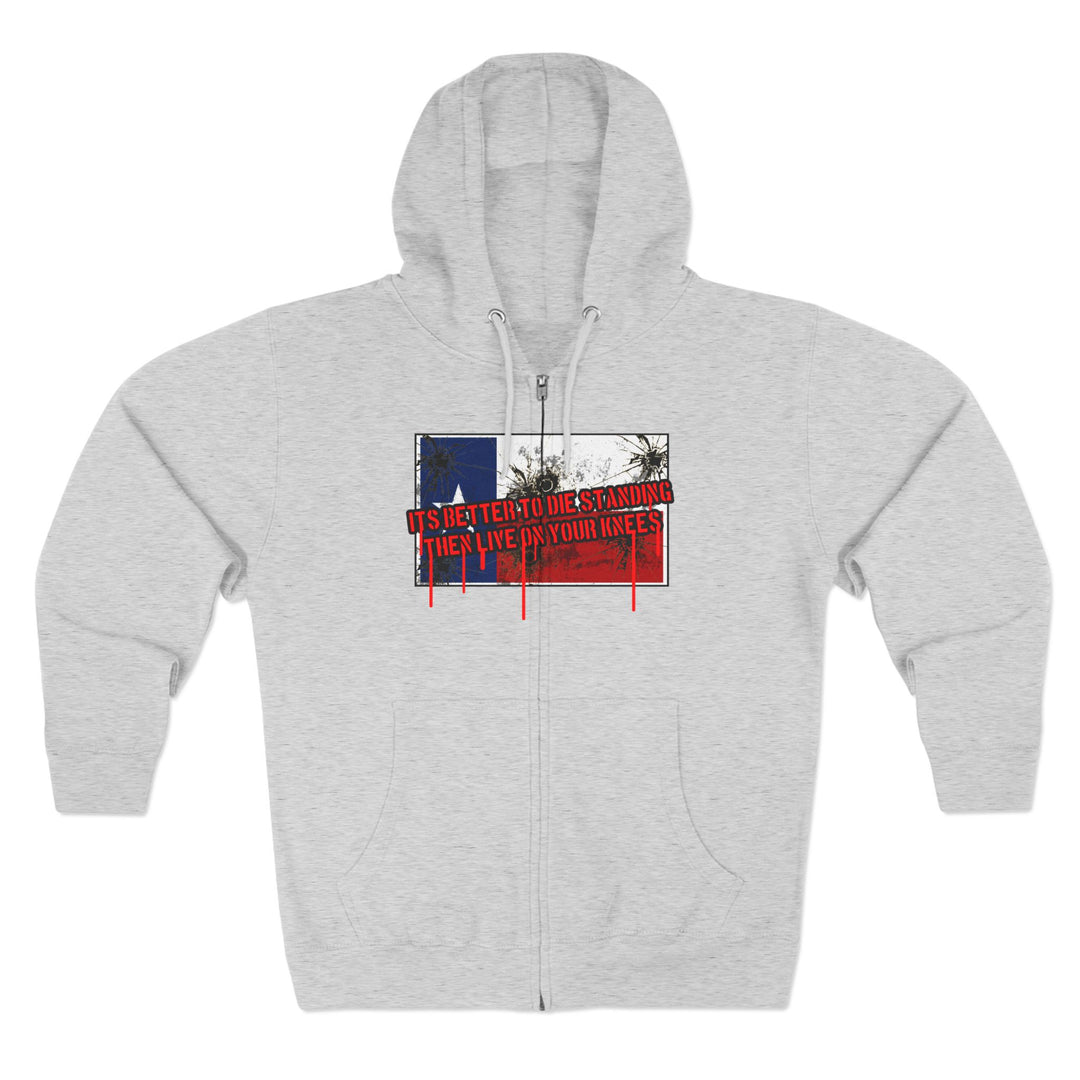 CG ANGRY DOG LONE STAR TEXAS STYLE /LIFT OR DIE ZIP UP
