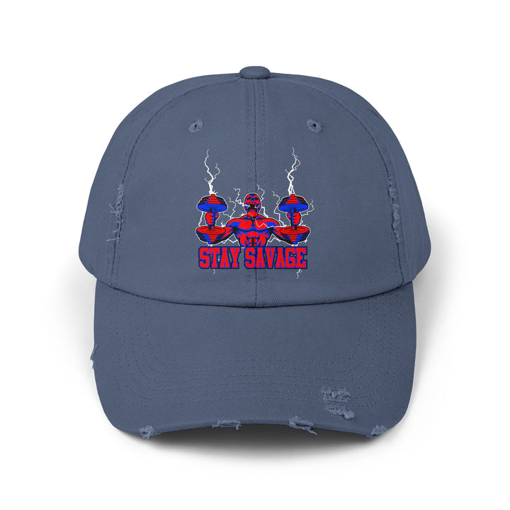 RIDE THE LIGHTNING RED BLUE /STAY SAVAGE CAP