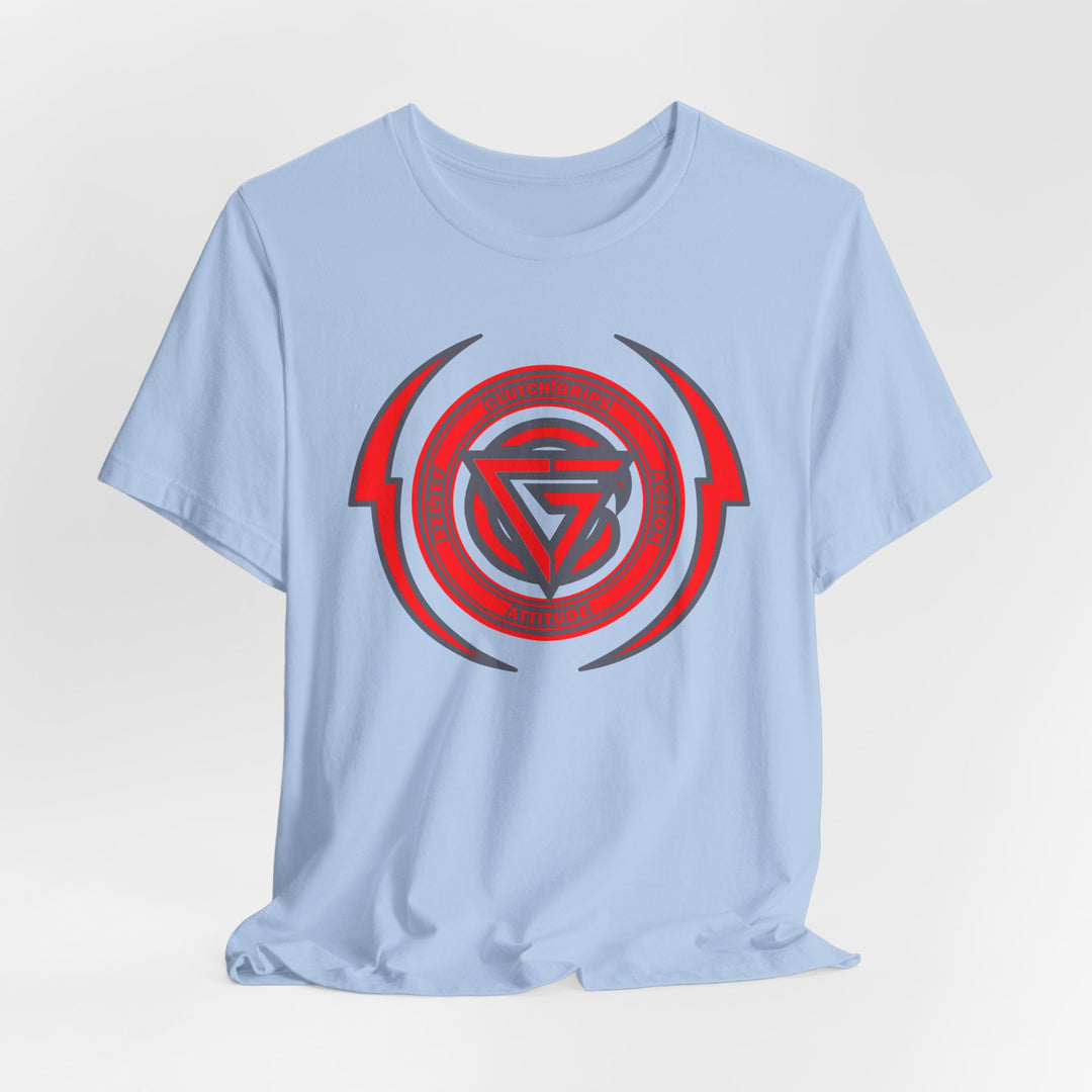 CG LOGO GREY RED /LIGHTNING ARCHES