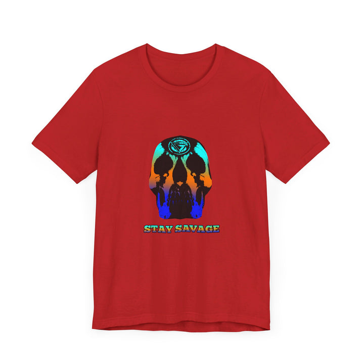 SKULLATOR BLUE ORANGE AQUA  /STAY SAVAGE