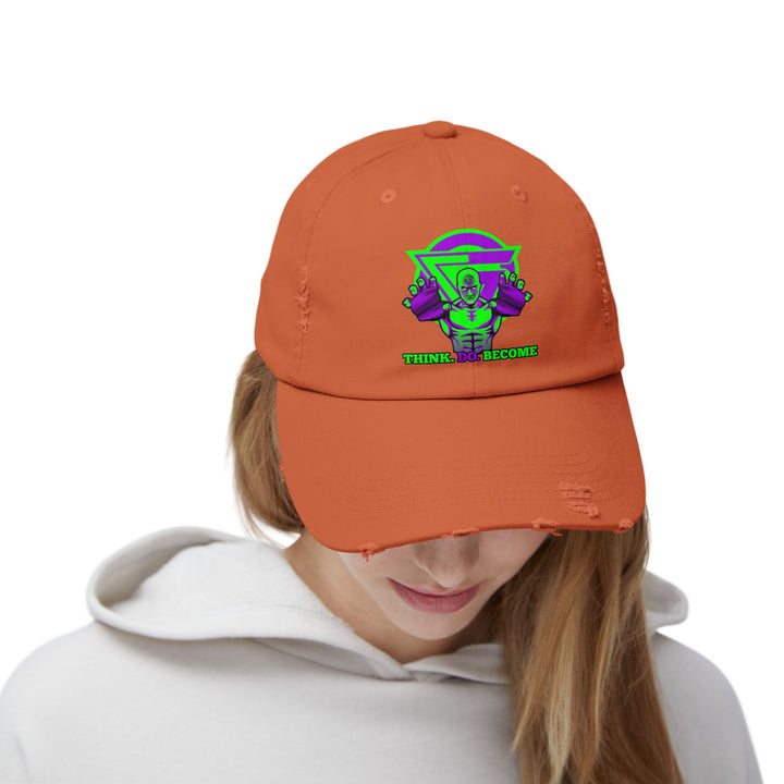 CG MONK MASTER PURPLE GREEN/THINK DO BECOME CAP