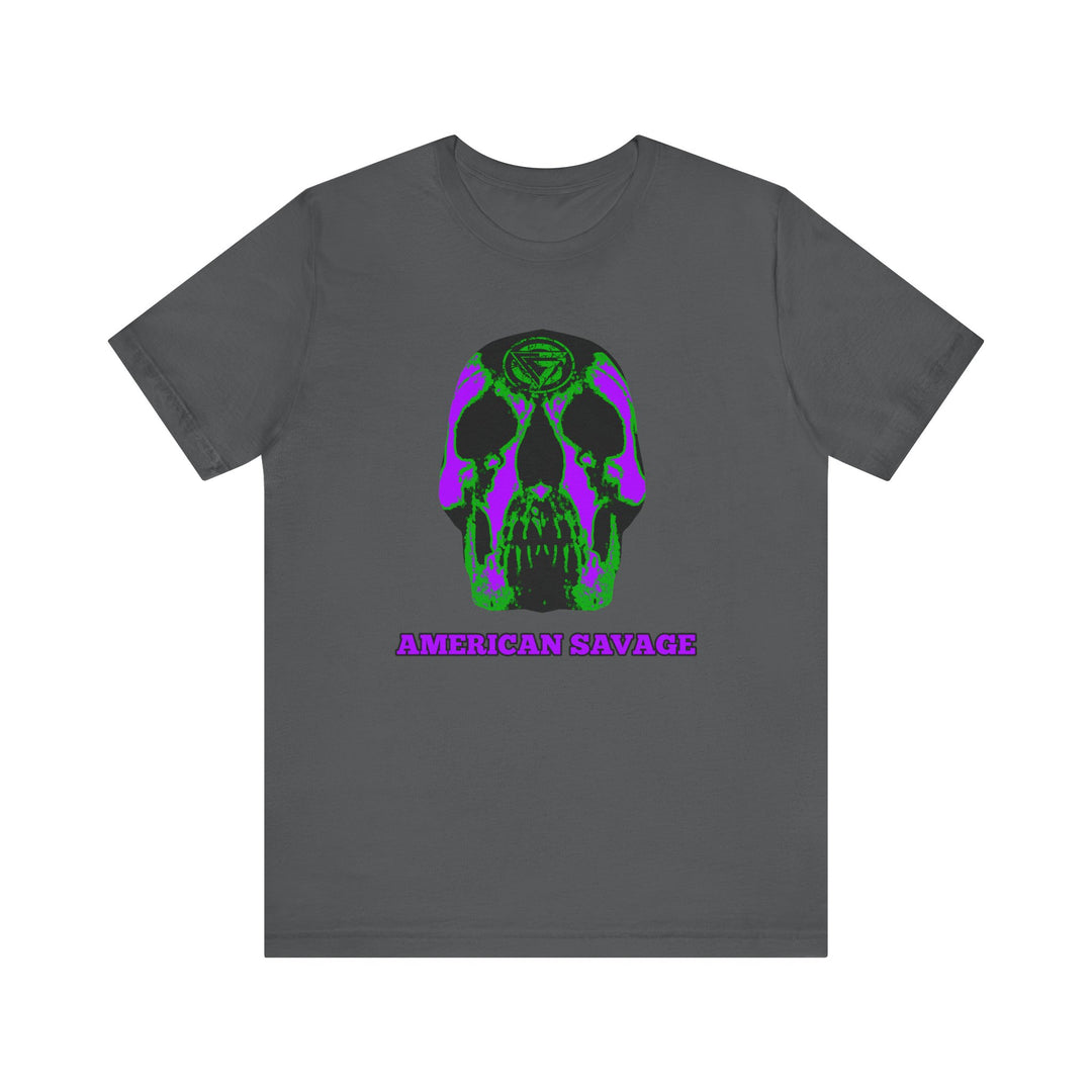 SKULLATOR PURPLE GREEN  /AMERICAN SAVAGE