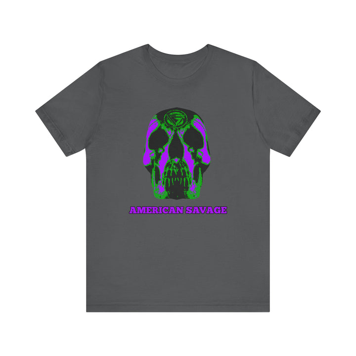 SKULLATOR PURPLE GREEN  /AMERICAN SAVAGE