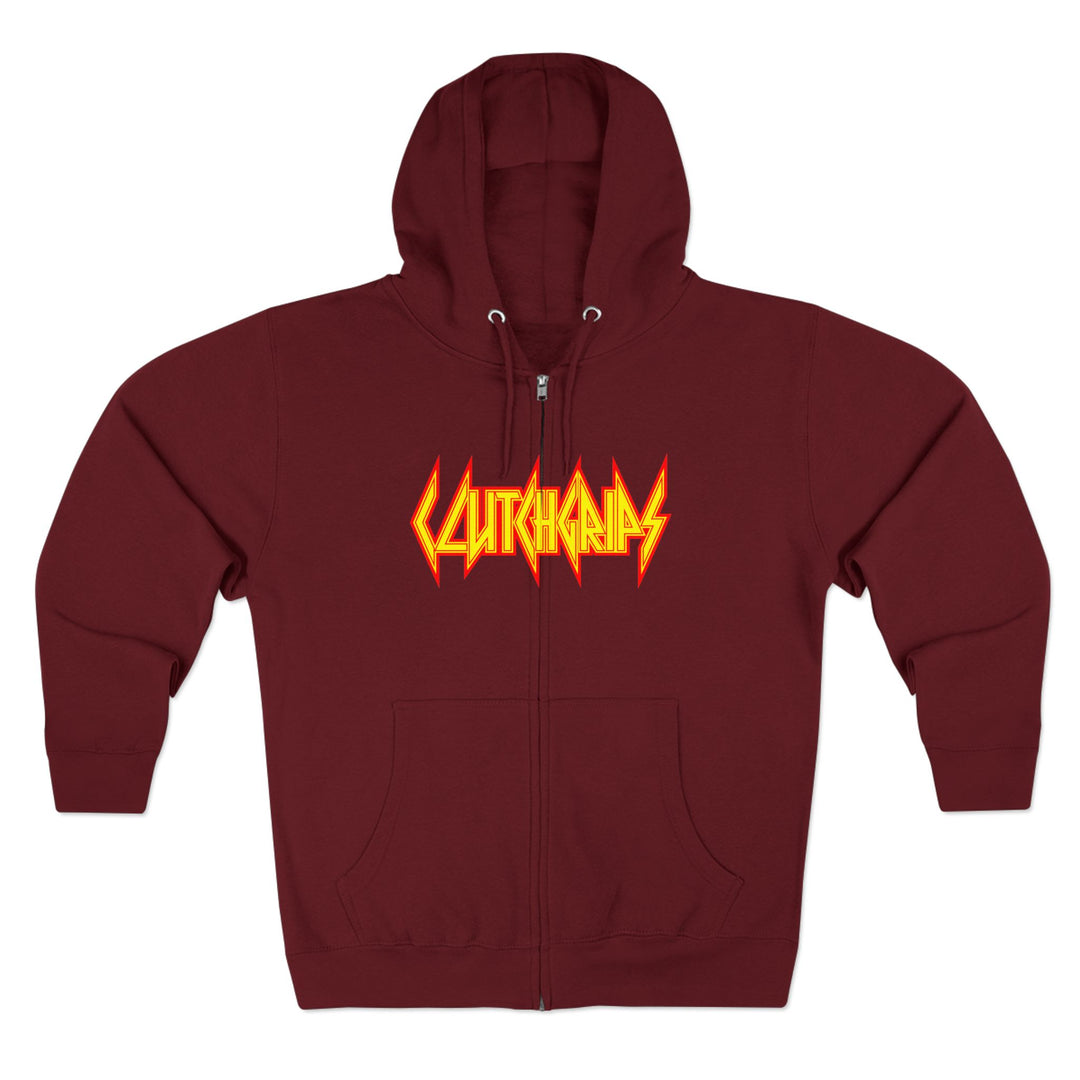 CG ANGRY DOG GOLD RED /LIFT OR DIE ZIP UP