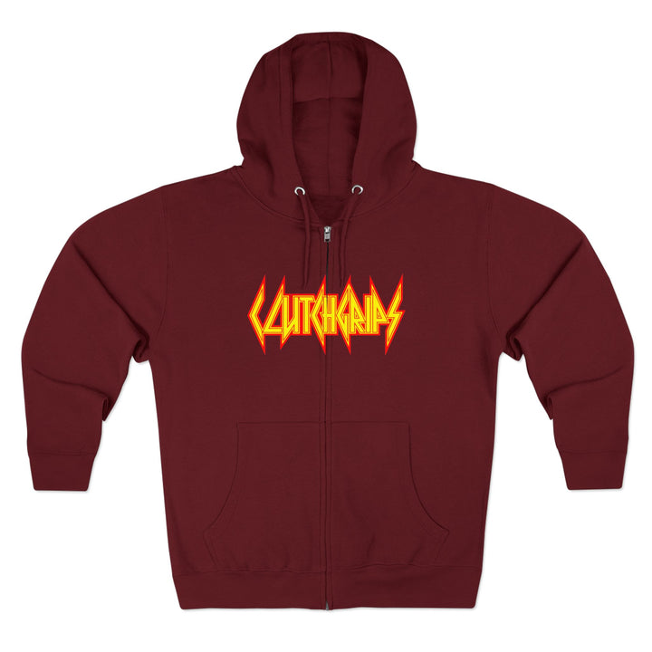 CG ANGRY DOG GOLD RED /LIFT OR DIE ZIP UP