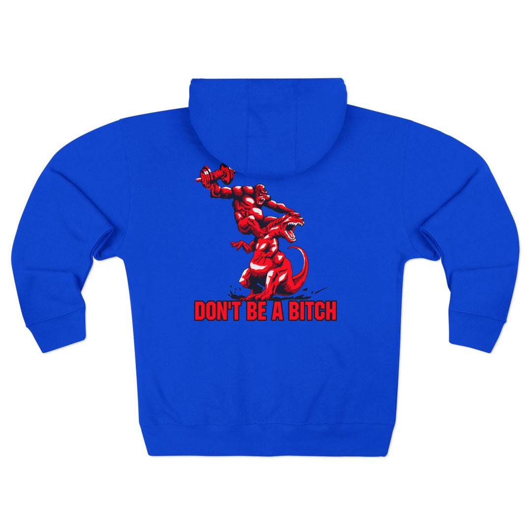 CG APE VS ZILLA 2ND FIGHT RED /DONT BE A BITCH ZIP UP