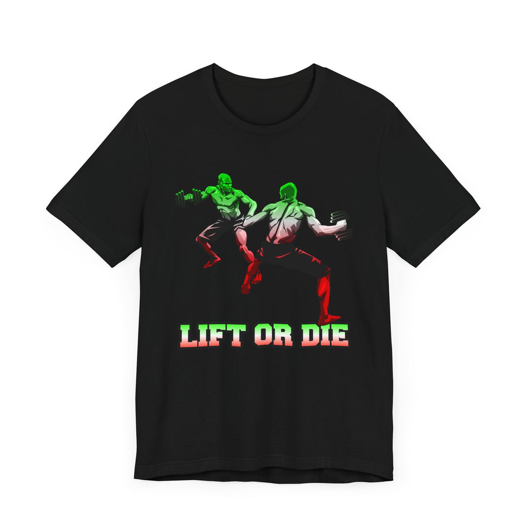 CG RED WHITE GREEN MAN VS MAN /LIFT OR DIE