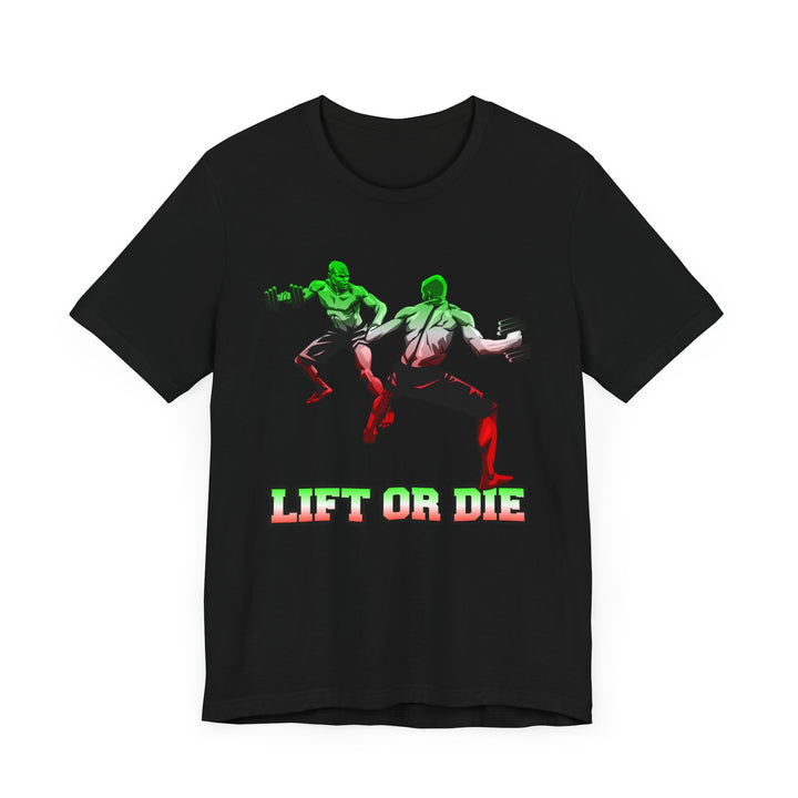 CG RED WHITE GREEN MAN VS MAN /LIFT OR DIE