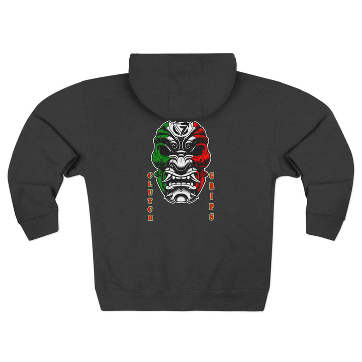 CG SAMURAI MAC RED WHITE GREEN /CLUTCHGRIPS ZIP UP