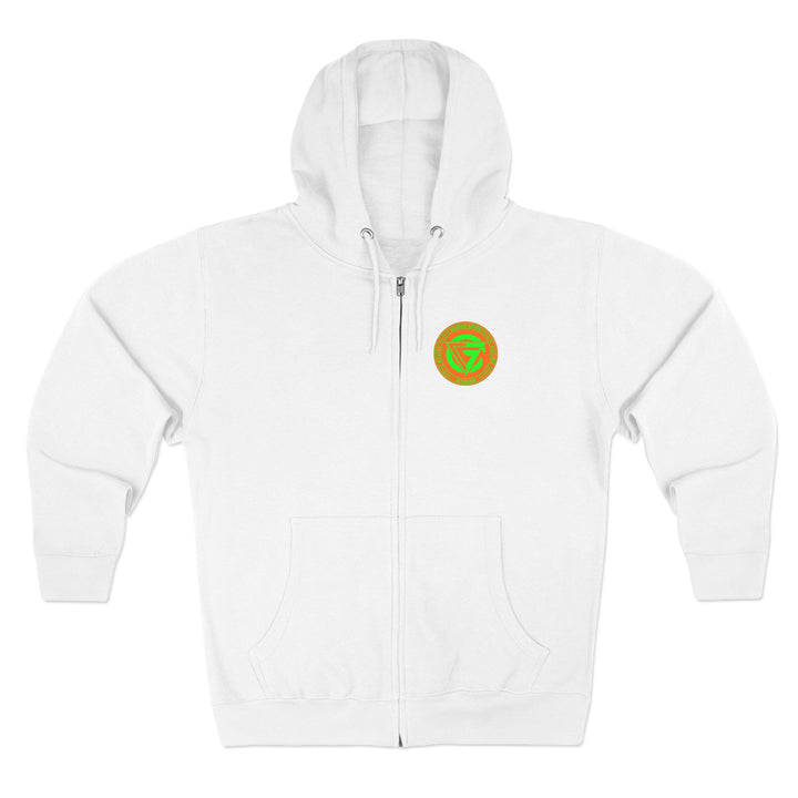 CG DRAGON BELL LIGHTNING ORANGE GREEN/BELEIF ATTITUDE ACTION ZIP UP