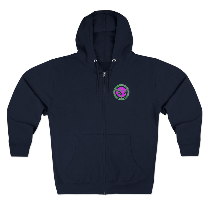 CG TIGER FLAME PURPLE GREEN /FIGHT FOR IT