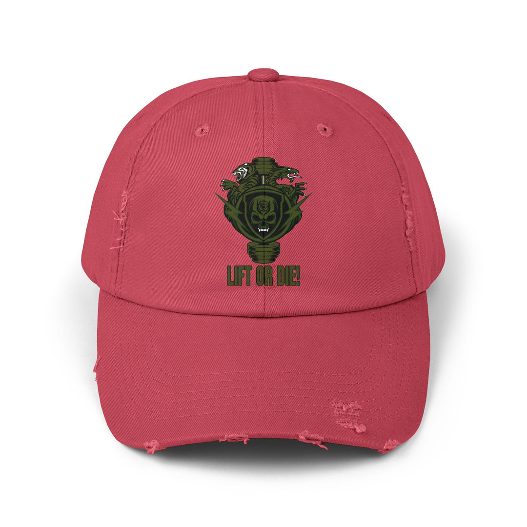 CG DRAGON & TIGER BELL MILITARY GREEN/LIFT OR DIE CAP