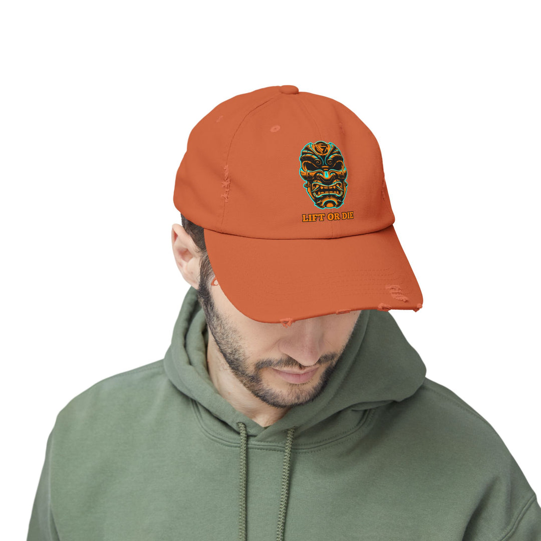 CG SAMURAI MASK AQUA ORANGE/LIFT OR DIE CAP